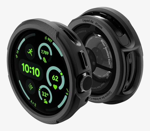 Pikkukuva 3 / 12: Spigen Liquid Air Kotelo Musta Termoplastinen polyuretaani (TPU)