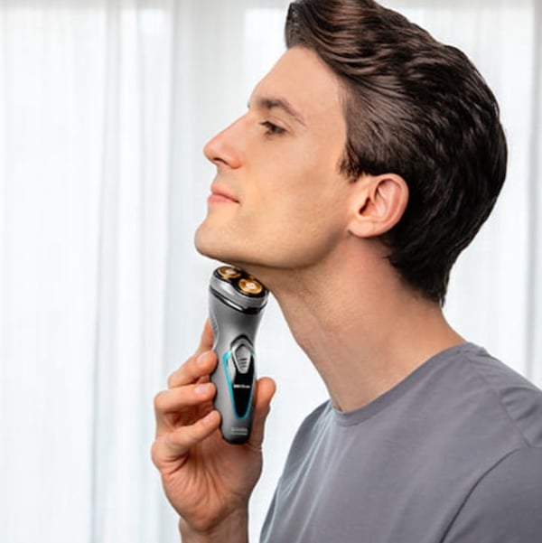Cecotec 04199 rakapparater för män Roterande rakhuvud Trimmer Titan