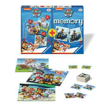 Pikkukuva 2 / 2: Ravensburger Multipack Paw Patrol Kuviopalapeli Sarjakuvat