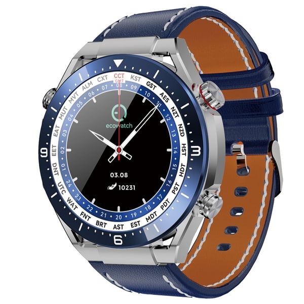 Miniatyrbillede 3 af 3: MaxCom Ecowatch1 3,86 cm (1.52") 51 mm Digital 360 x 360 pixel Sølv