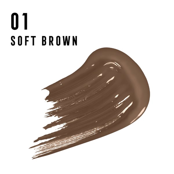 Pikkukuva 2 / 3: Max Factor Browfinity Longwear Brow Tint Kulmakarvamaskara 01 Soft Brown 4,2 ml