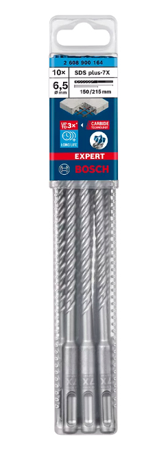 Bosch Expert SDS plus-7X Hammer drill bit 10 styck