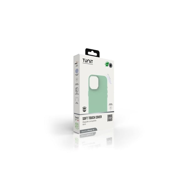 Miniatyrbillede 2 af 2: TUNIT TTIP16MSMT mobiltelefon etui 15,5 cm (6.1") Cover Mintfarve