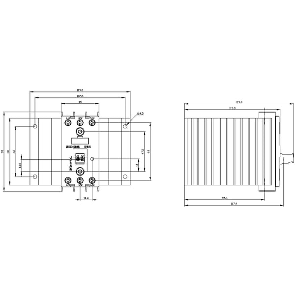 Siemens 3RF2440-1AC45 sähkörele
