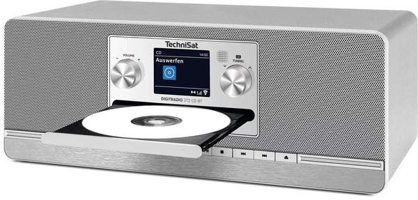 TechniSat DIGITRADIO 372 CD BT Keittiö Analoginen & digitaalinen Antrasiitti, Hopea