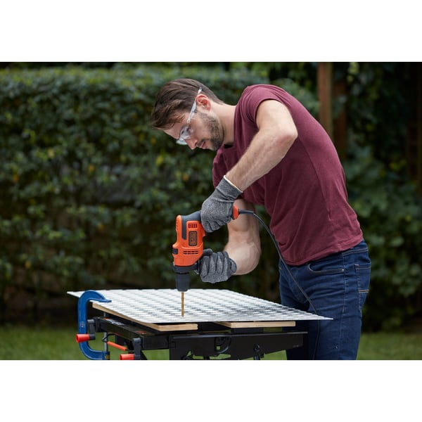 Miniatyrbild 2 av 8: Black & Decker BEH200-QS borr 2900 RPM Svart, Orange