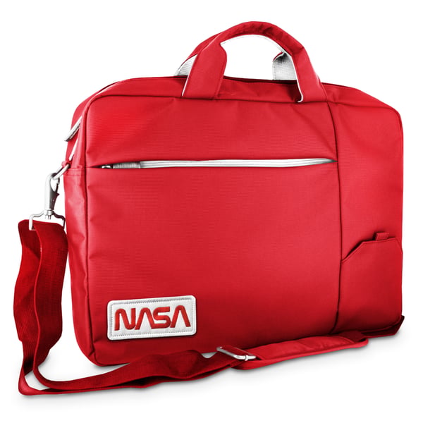 Atlantis Land NS-KLM180705-C taske og etui til laptop 39,6 cm (15.6") Brevtaske Rød, Hvid