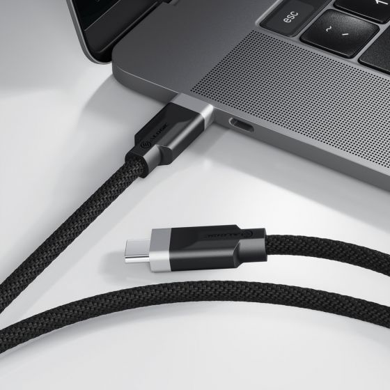 ALOGIC FUSCC2-SGR USB-kabel USB 3.2 Gen 2 (3.1 Gen 2) 2 m USB C 10 Gbit/sek. 100 W Sort, Grå
