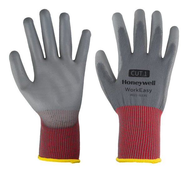 Honeywell WE21-3113G-8/M beskyttende håndbeklædning Beskyttende vanter Grå Polyester