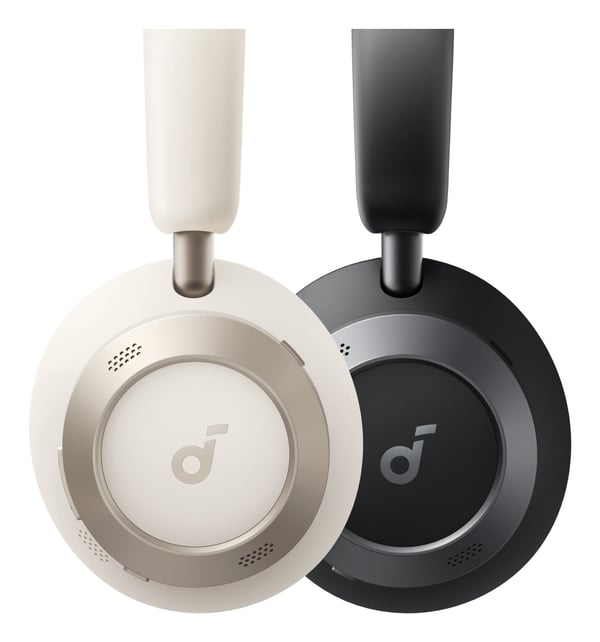 Soundcore Space One Pro Headset Trådløs Opkald/musik Bluetooth Hvid