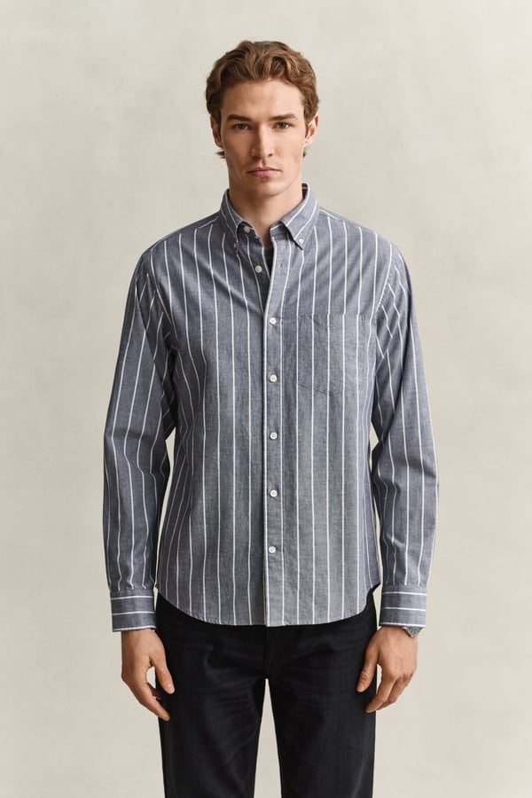 Gant 3262005-901 Skjorta Button down-krage Långärmad Bomull