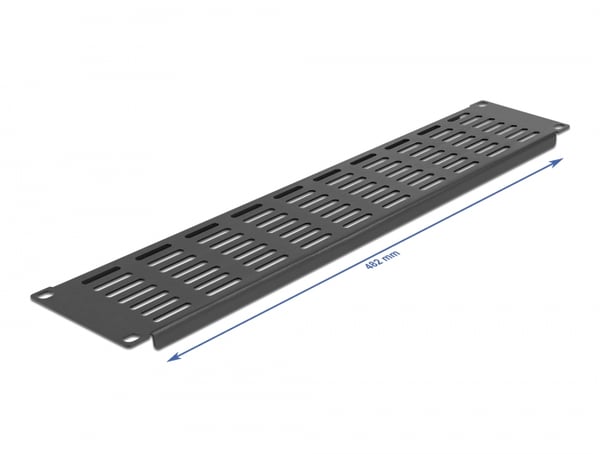 DeLOCK 66680 rack tillbehör Ventilerad tompanel