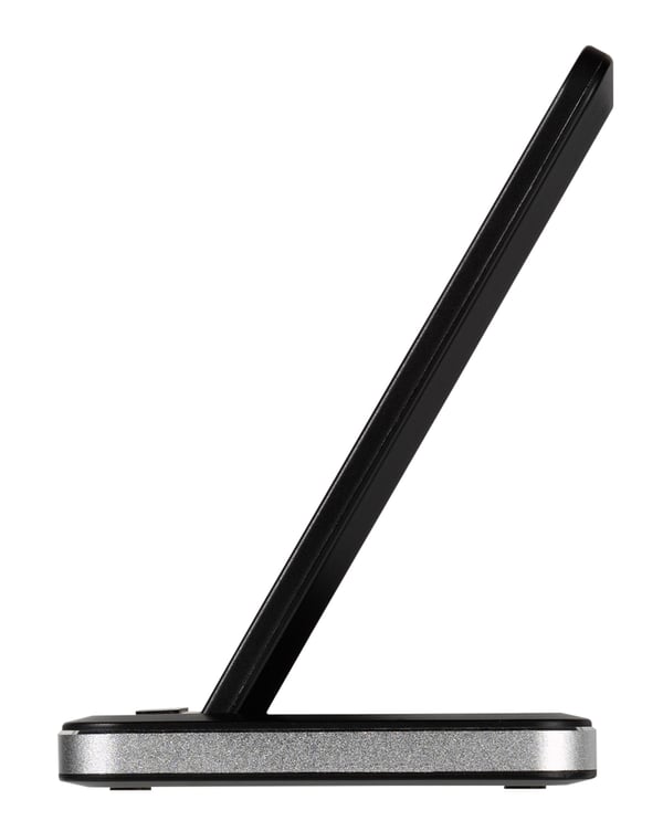 Miniatyrbillede 2 af 4: Vivanco QICHARSTANDVV10 Smartphone Aluminium, Sort USB Trådløs opladning Hurtig opladning Indendørs