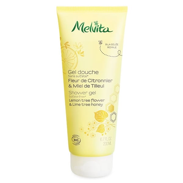 Melvita Organic Lemon and Lime Tree Honey Shower Gel 200 ml Badesæbe Kvinder Krop