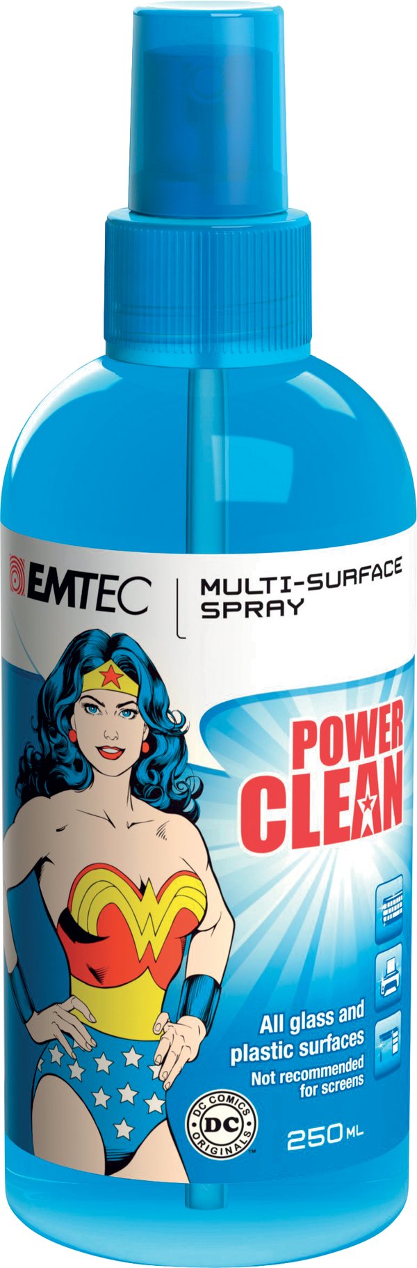 Miniatyrbild 1 av 2: Emtec ECCLSPRMULT kit för produktrengöring Skärmar / Plast 250 ml