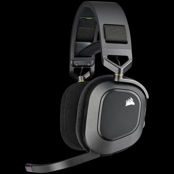 Miniatyrbillede 1 af 13: Corsair HS80 RGB Headset Trådløs Spil Sort