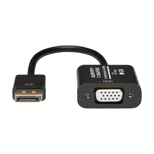 Tripp Lite P134-06N-VGA-V2 videokabel adapter 0,15 m DisplayPort VGA (HD15) Sort