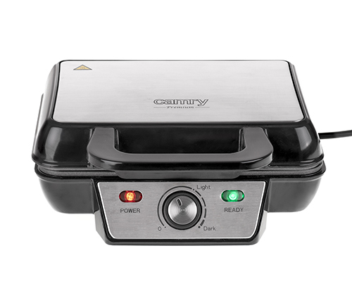 Camry Premium CR 3046 vaffeljern 2 vaffel/vafler 1000 W Sort