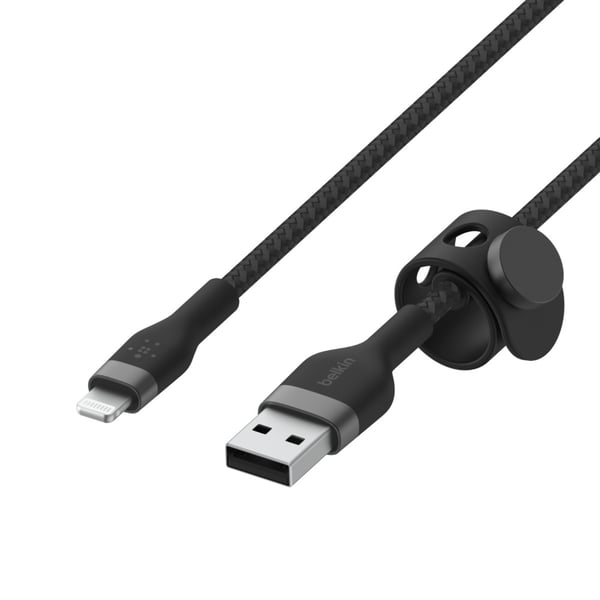 Belkin CAA010BT2MBK Lightning-kaapeli 2 m Musta