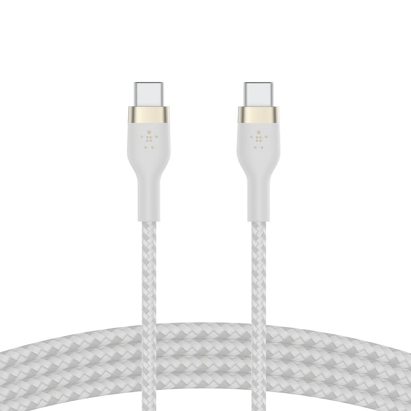 Miniatyrbillede 5 af 5: Belkin BOOST↑CHARGE PRO Flex USB-kabel USB 2.0 1 m USB C Hvid