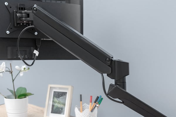 Miniatyrbillede 5 af 8: Digitus DA-90405 skærmbeslag og -stativer 81,3 cm (32") Skrivebord Sort
