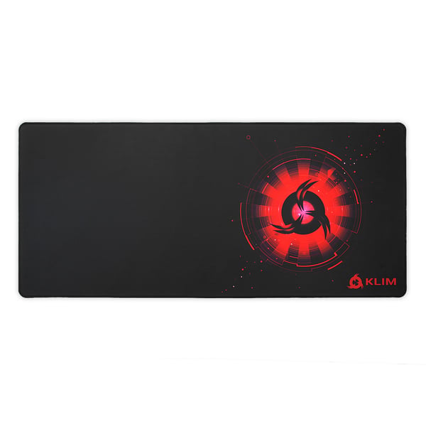 KLIM Mousepad XL Spelmusmatta Svart, Röd
