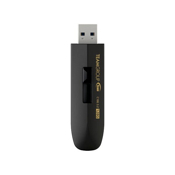 Team Group C186 USB-nøgle 64 GB USB Type-A 3.2 Gen 1 (3.1 Gen 1) Sort