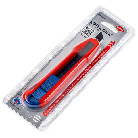 Pikkukuva 3 / 7: Knipex CutiX® Musta, Sininen, Punainen Katkoteräveitsi