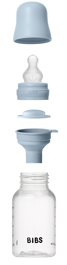 Bibs 4010.8411.7 tuttipullo 150 ml Sininen, Läpinäkyvä Polypropeeni (PP)