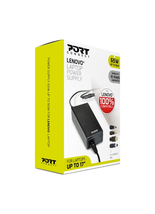 Port Designs 900093-LE strømadapter og vekselret Indendørs 90 W Sort