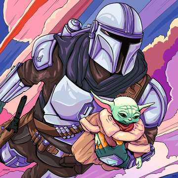 Miniatyrbillede 4 af 4: Ravensburger The Mandalorian: Grogu Moments Puslespil 49 stk Tegneserier