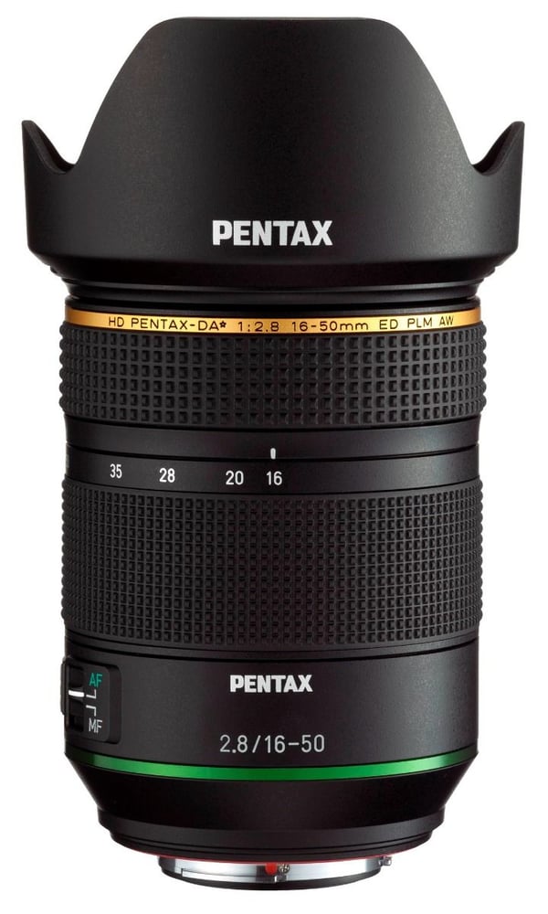 Miniatyrbild 4 av 7: Pentax HD DA 16-50mm F2.8ED PLM AW SLR Standard zoomobjektiv Svart
