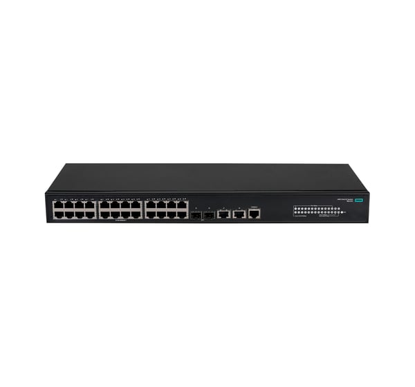 Pikkukuva 1 / 4: HPE FlexNetwork 5140 24G 2SFP+ 2XGT EI Hallittu L3 Gigabit Ethernet (10/100/1000) 1U