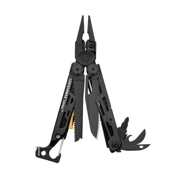 Leatherman Signal multiværktøj - tang Lomme størrelse 19 værktøjer Sort