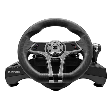 Miniatyrbillede 1 af 8: Xtreme 90428 spil-controller Sort Rat + Pedaler Analog/digital PlayStation 4, Playstation 3