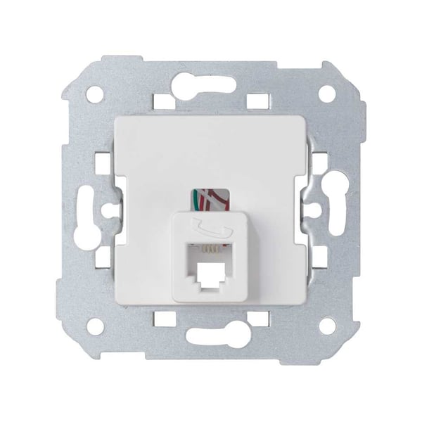Miniatyrbillede 1 af 2: Simon 82 Enkelt telefonstik RJ12 hvid 75481-30