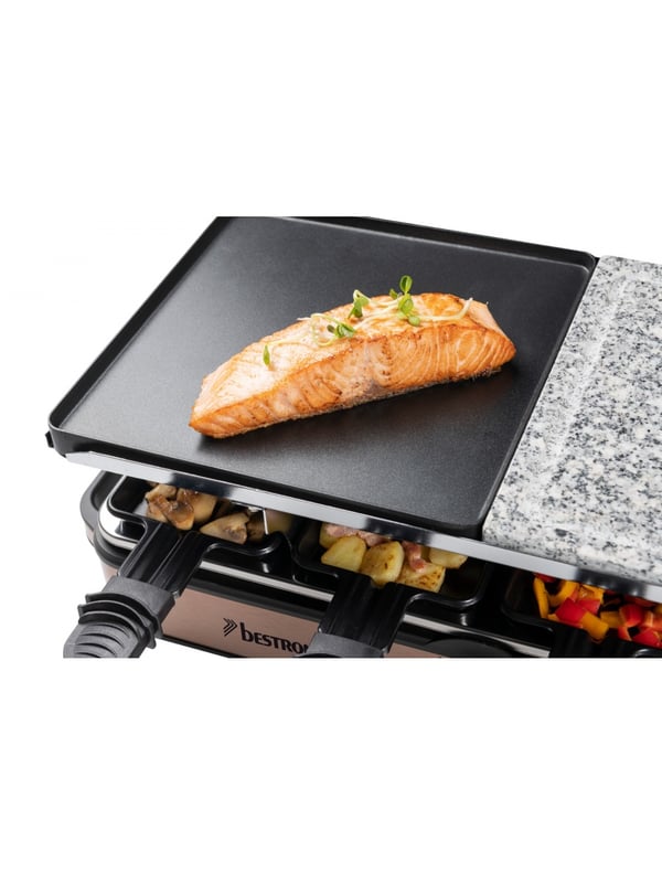 Bestron ARG1200CO raclettegrill 8 personer 1400 W Svart