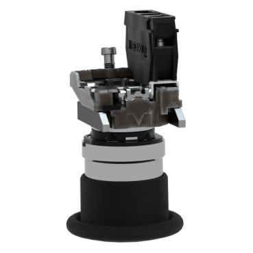 Turvapainike 22mm 1Z 0R IP65 itsestään palautuva musta XB4BC21