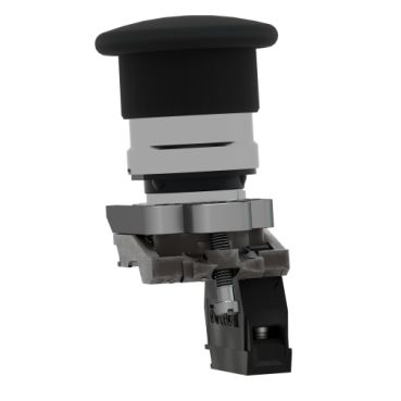 Pikkukuva 7 / 9: Turvapainike 22mm 1Z 0R IP65 itsestään palautuva musta XB4BC21