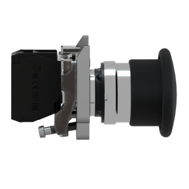 Pikkukuva 2 / 9: Turvapainike 22mm 1Z 0R IP65 itsestään palautuva musta XB4BC21