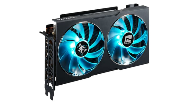 Miniatyrbillede 4 af 6: PowerColor Hellhound RX 7600 8G-L/OC AMD Radeon RX 7600 8 GB GDDR6