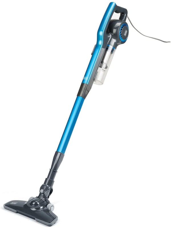 Pikkukuva 1 / 10: Black & Decker BXVMS600E varsi-imuri & sähköharja Sauvaimuri AC Kuiva Sykloninen, EPA Pussiton 0,8 L 600 W Musta, Sininen