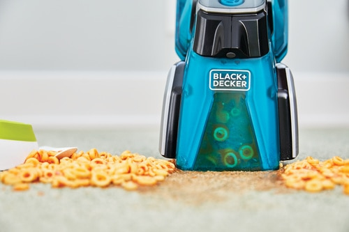 Black & Decker spillbuster håndholdt støvsuger Sort, Blå Poseløs
