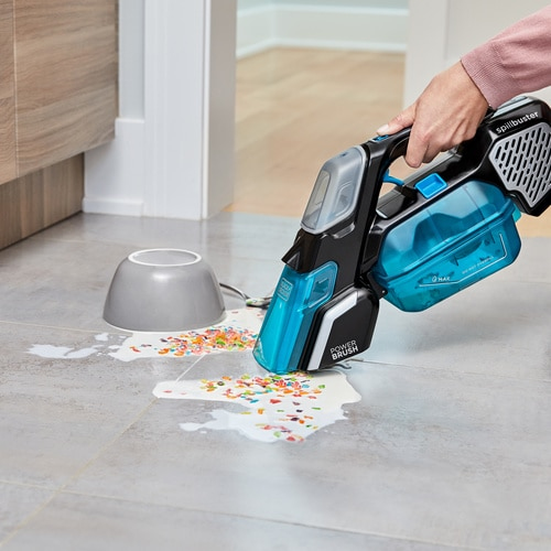 Miniatyrbillede 18 af 19: Black & Decker spillbuster håndholdt støvsuger Sort, Blå Poseløs