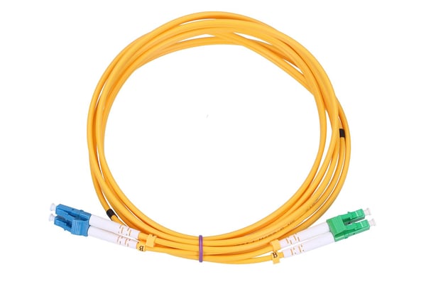 Extralink PATCHCORD LC/UPC-LC/APC SM 9/125 Duplex 2m - 2 m InfiniBand- ja kuituoptiikkakaapeli FTTH Keltainen