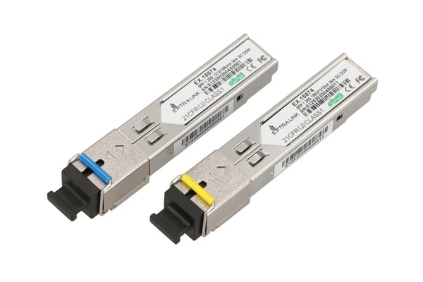 Miniatyrbillede 1 af 4: Extralink EX.15074 modul til netværksmodtager Fiberoptisk 1250 Mbit/s SFP 1550 nm