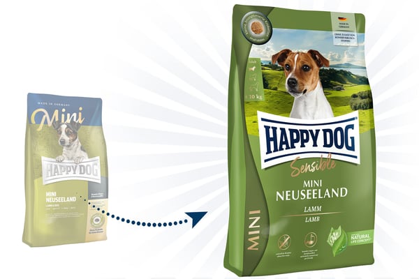 Pikkukuva 3 / 3: Happy Dog Sensible Mini New Zealand 4 kg Aikuinen Lammas, Riisi