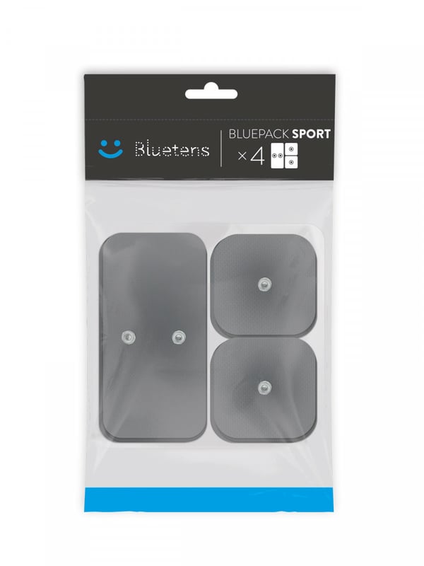 Bluetens ELECDS tilbehør til elektronisk muskelstimulator 4 stk Elektrode