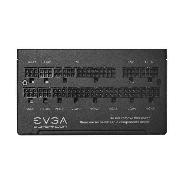 Miniatyrbillede 5 af 8: EVGA SuperNOVA 1000 GT enhed til strømforsyning 1000 W 24-pin ATX ATX Sort