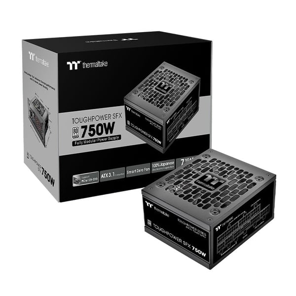 Pikkukuva 3 / 6: Thermaltake Toughpower SFX Platinum 750W - TT Premium Edition virtalähdeyksikkö 24-pin ATX Musta